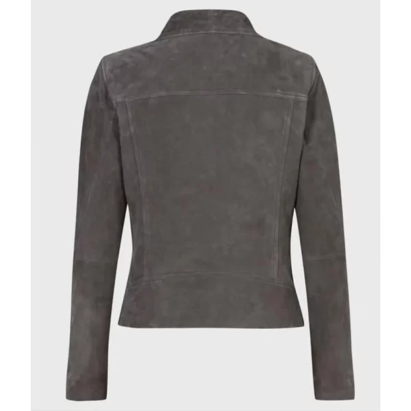 The Umbrella Academy Season 3 Allison Hargreeves Suede Gray Jacket