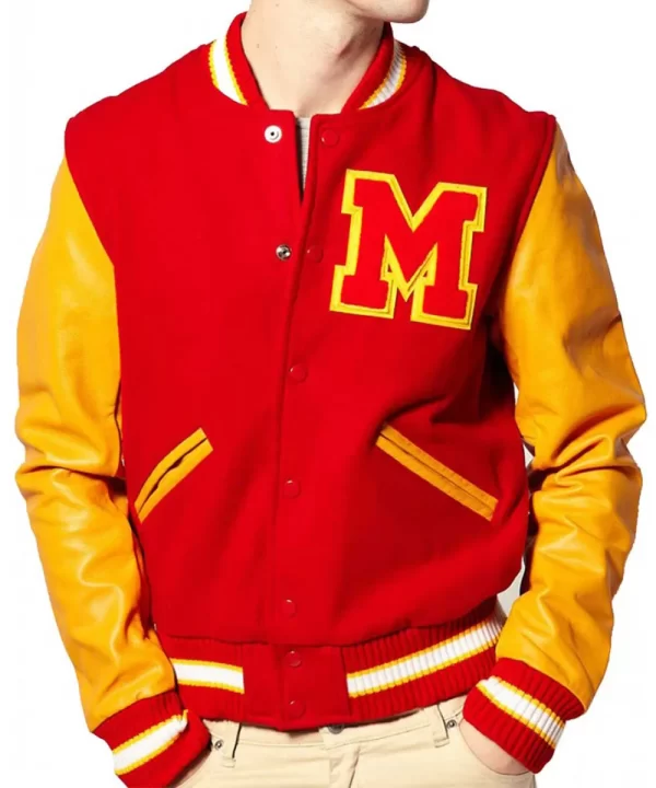 Thriller Michael Jackson M Letterman Leather Jacket