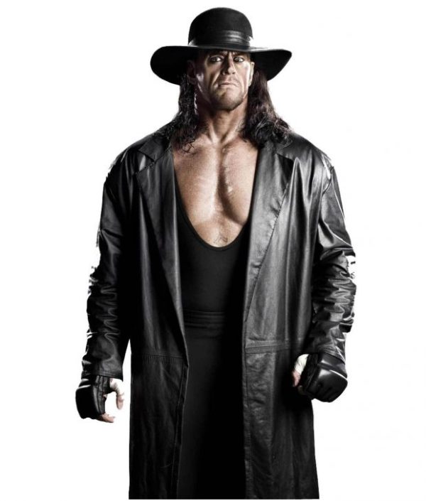 WWE The Undertaker Dead Man Long Black Trench Coat