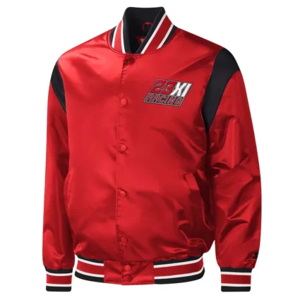 23XI Racing Force Play Red Satin Jacket