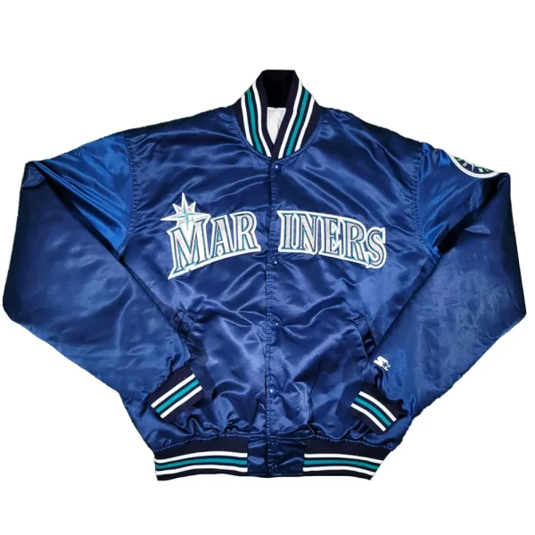 90’s Seattle Mariners Navy Bomber Jacket