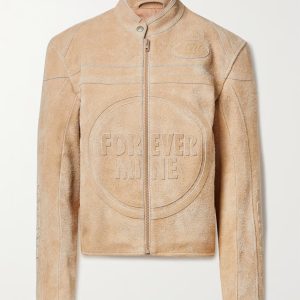 Acne Studios Forever Mine Suede Biker Jacket 2023