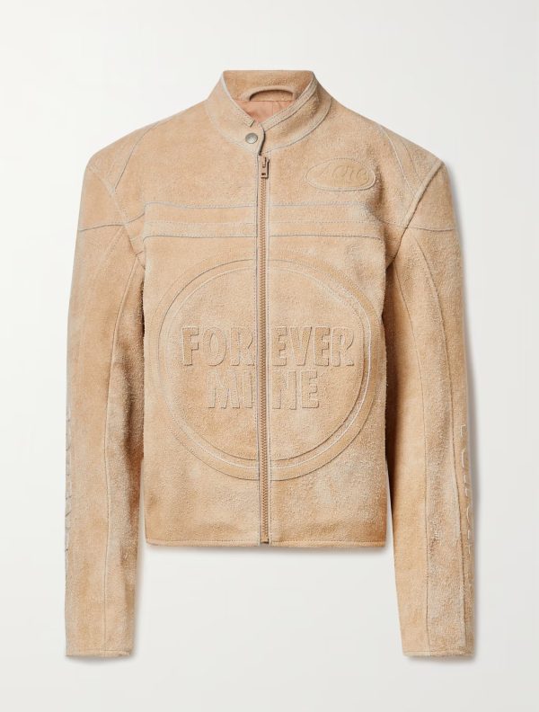 Acne Studios Forever Mine Suede Biker Jacket 2023