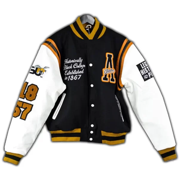 Alabama State University Motto 2.0 Letterman Jacket