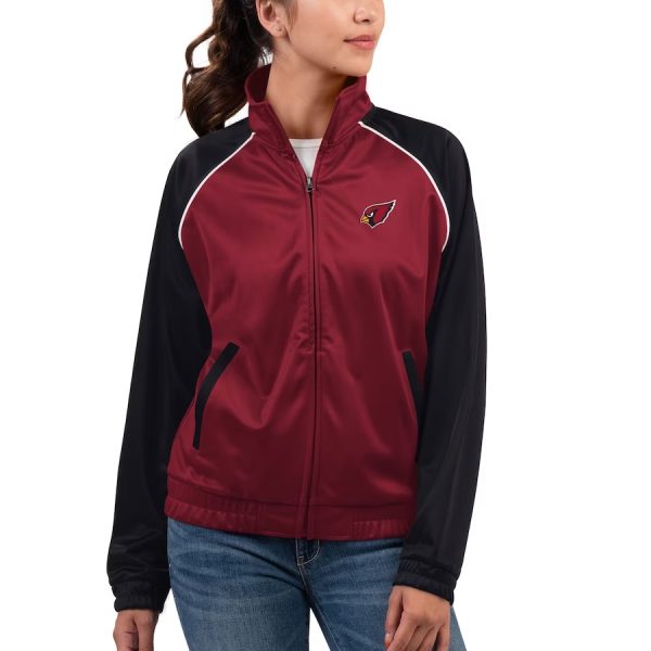 Arizona Cardinals Showup Fashion Dolman Full-Zip Track Jacket