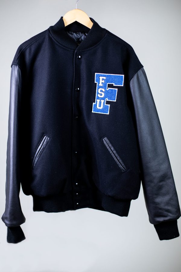 Attitude Check Fsu Bronco Wool Varsity Jacket