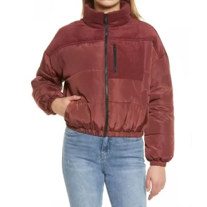 Awkwafina is Nora from Queens S02 Awkwafina Brown Puffer Jacket