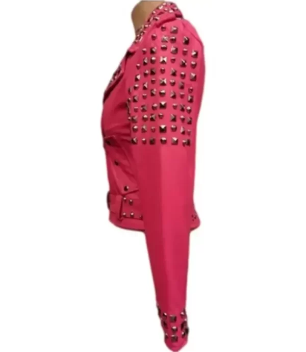 Barbie Studded Leather Jacket