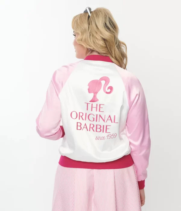 Barbie x Vintage Bomber Satin Jacket