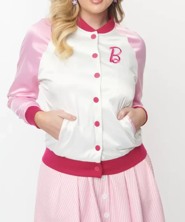 Barbie x Vintage Satin Bomber Jacket