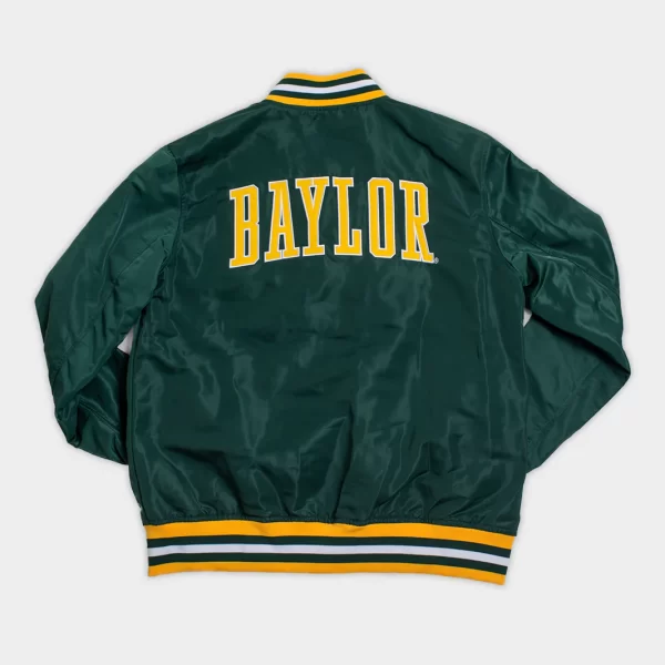 Baylor Bears Vintage-Inspired Bomber Green Jacket