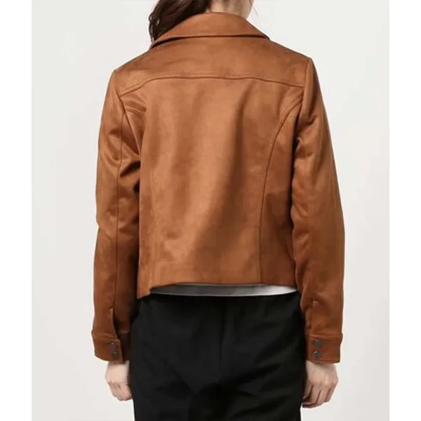 Big Sky Jerrie Kennedy Brown Suede Leather Jacket