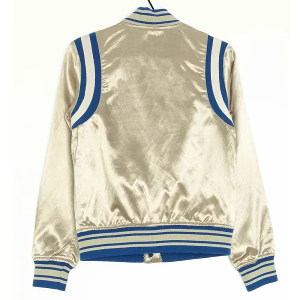 Bizaardvark Season 2 Frankie Wong Gold Bomber Satin Jacket