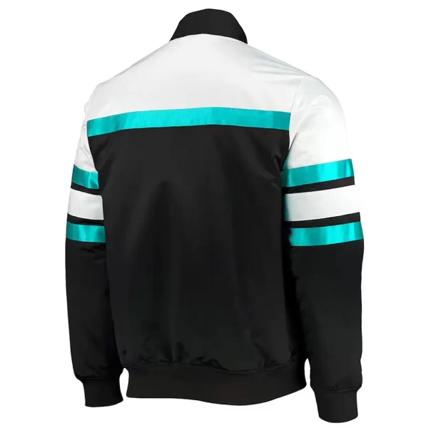 Black Vancouver Grizzlies Special Script Satin Full-Snap Jacket