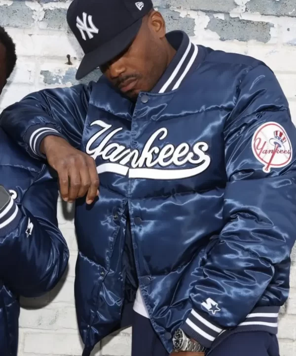 Bronx Bubble Varsity Blue Jacket