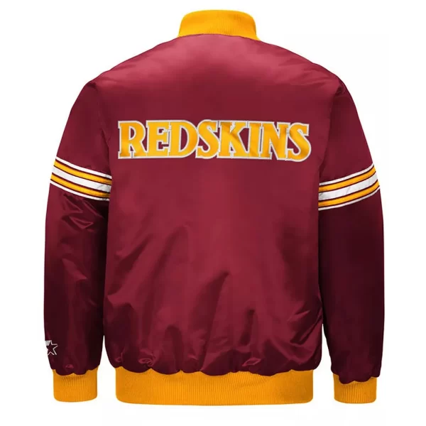 Burgundy Washington Redskins Draft Pick Satin Full-Snap Jacket