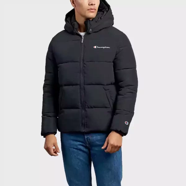 Champion Puffer Black Jacket