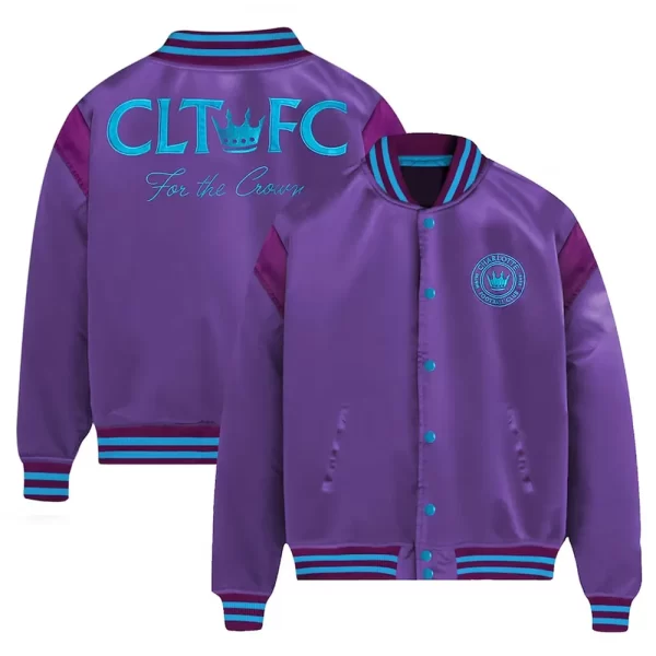 Charlotte FC Purple Satin Jacket