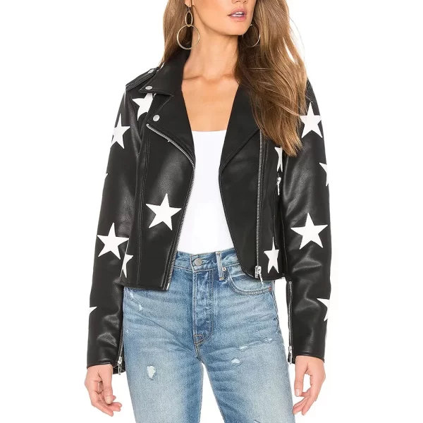 Charmed Sarah Jeffery Star Black Leather Jacket