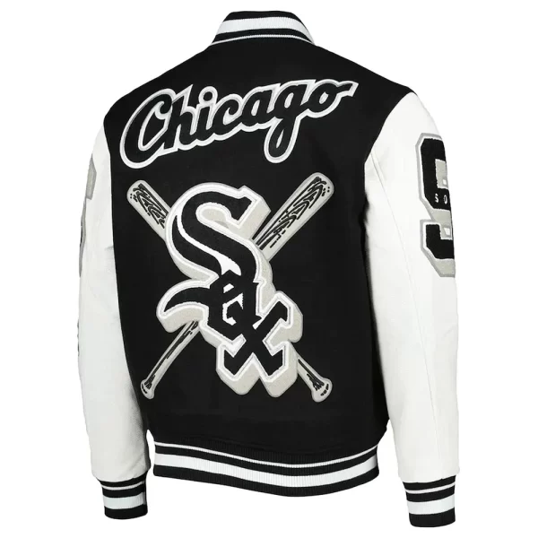 Chicago White Sox Mashup Varsity Wool & Leather Full-Snap Jacket