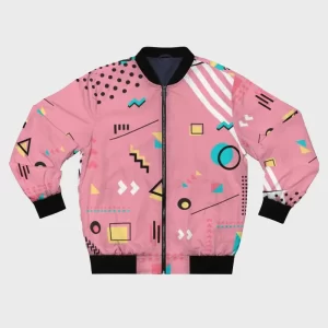 Colorful Bomber Cotton Jacket
