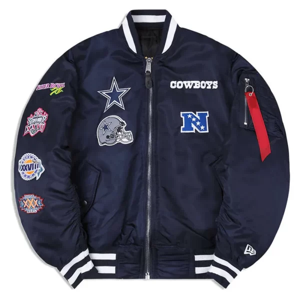 Dallas Cowboys Bomber MA-1 Satin Jacket