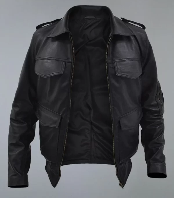 Deutsch Polizei Leather Jacket