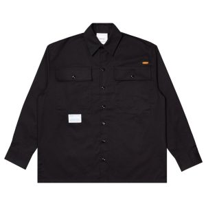 Dickies By Willy Chavarria Ls Work Shirt - Black