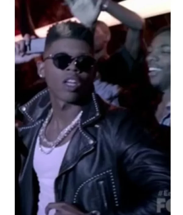 Empire S03 Bryshere Gray Leather Jackets