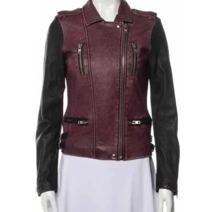 Famous in Love Bella Thorne Biker Leather Jacket