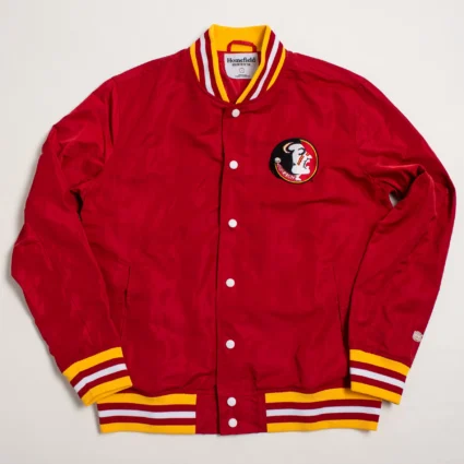 Florida State Seminoles Vintage Logo Red Bomber Jacket