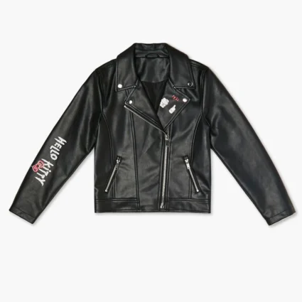 Girls Hello Kitty & Friends Moto Black Jacket