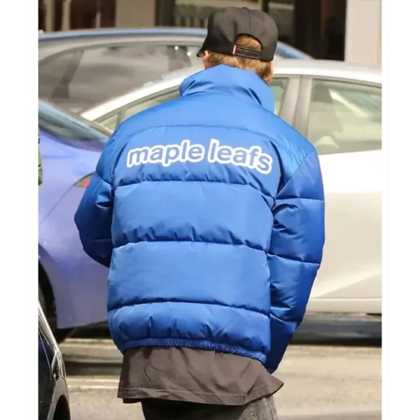 Justin Bieber Toronto Maple Leafs Puffer Jacket