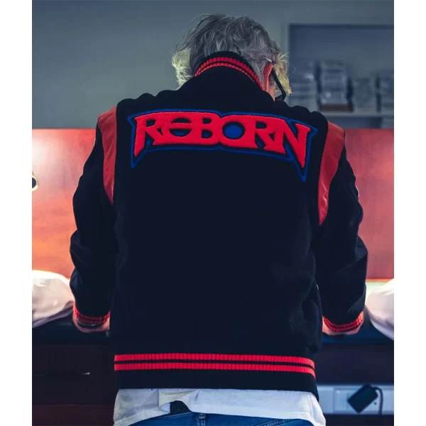 Kavinsky Reborn Varsity Black Wool Jacket