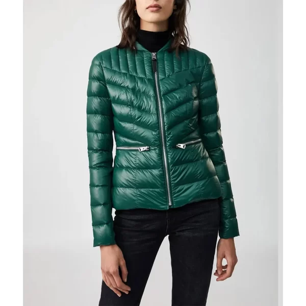 Kelsey Weier The Bachelor Green Puffer Jacket