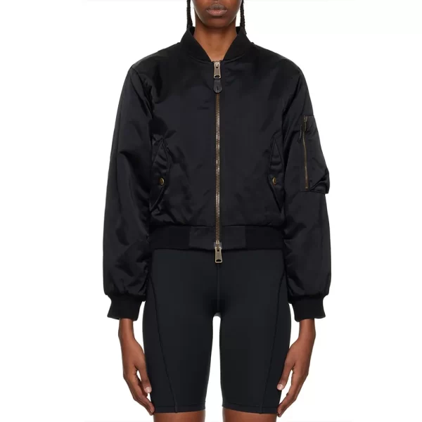 Last Man Standing S06 Molly Ephraim Satin Bomber Jacket