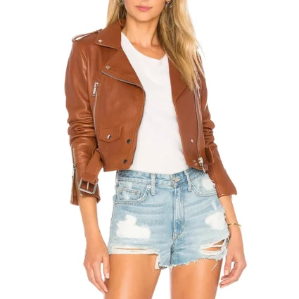 Madison Lecroy Southern Charm Brown Leather Jacket