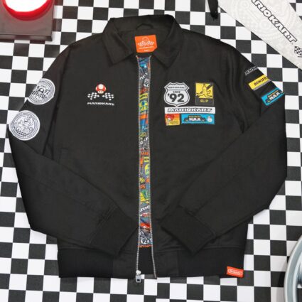 Mario Kart Flight Bomber Jacket - Black