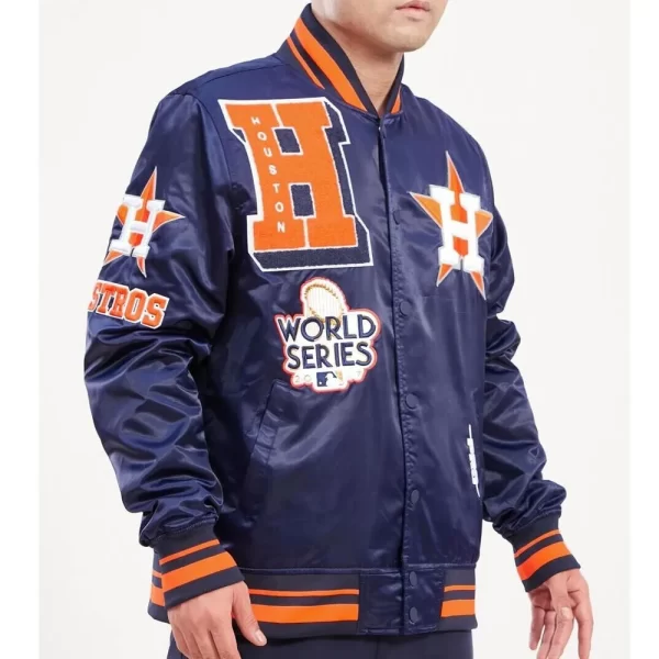 Mash Up Houston Astros Navy Jacket