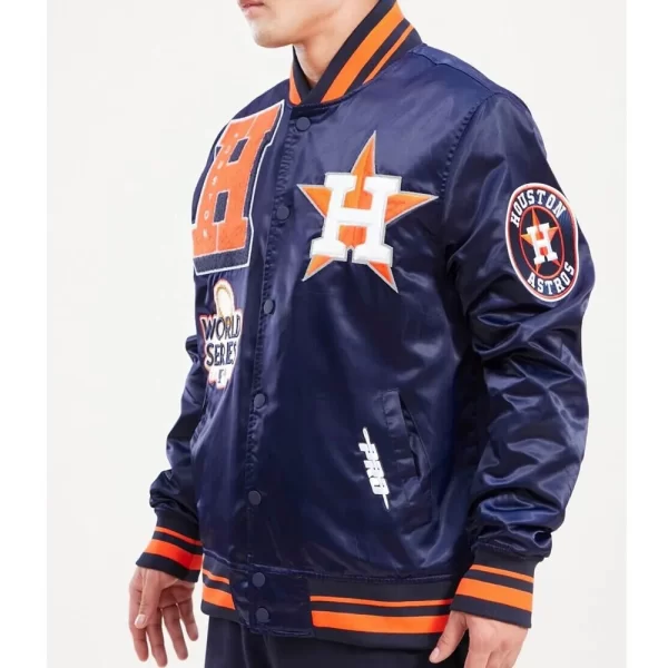 Mash Up Houston Astros Navy Jackets