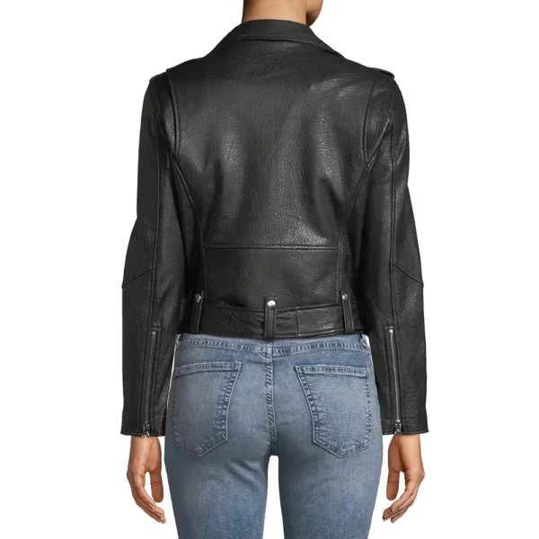 Melonie Diaz Charmed Mel Vera Black Leather Biker Jacket