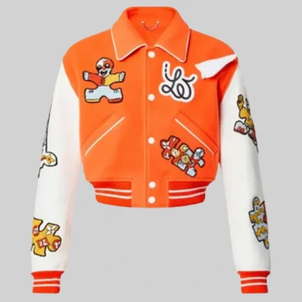 Mini Blouson Wool Varsity Jacket