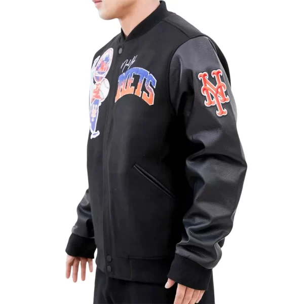 NY Mets Home Town Varsity Jacket