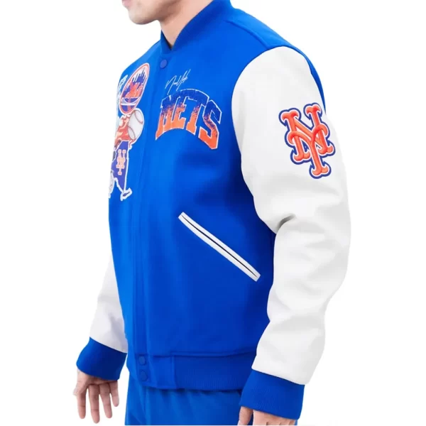 NY Mets Home Town Varsity Jacket