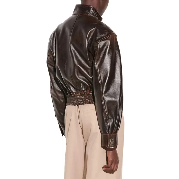 Nancy Drew Kennedy Mcmann Leather Bomber Jacket