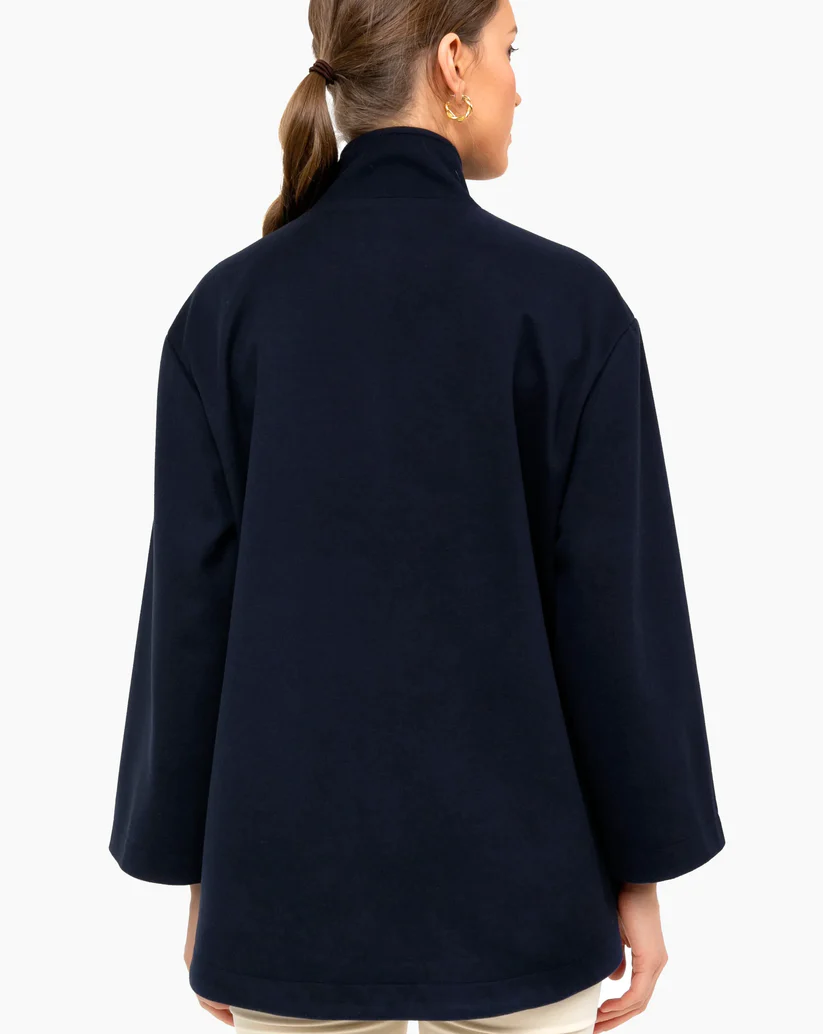 Navy Marant Shirt Cotton Jacket