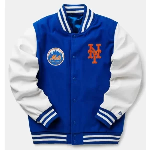 New York Mets Wordmark Varsity Jacket