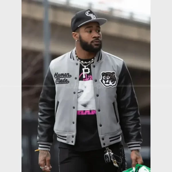 Philadelphia Eagles Miles Sanders Human Made Varsity Jacket