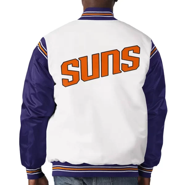 Phoenix Suns Renegade White & Purple Jackets