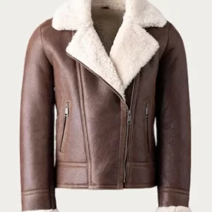 RAF B3 Shearling Brown Leather Jacket